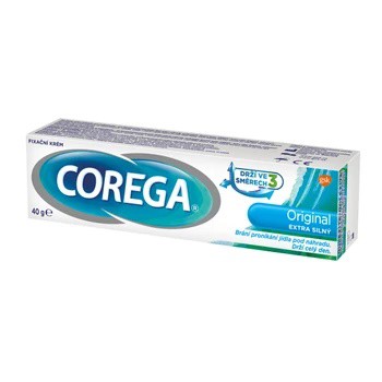 Corega krem Extra silný 40g | Kosmetické a dentální výrobky - Dentální hygiena - Ostatní dentální výrobky